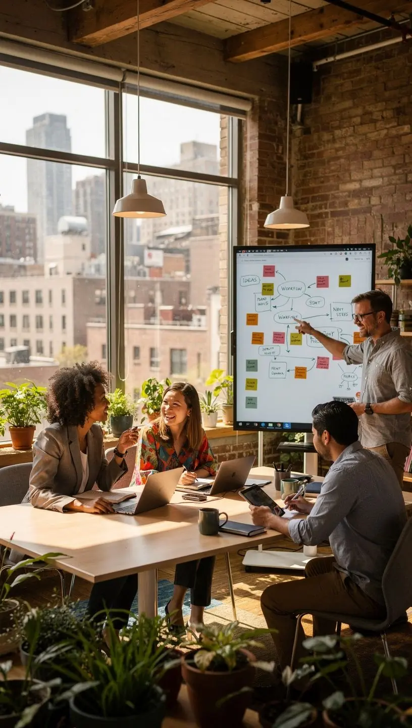 Digital tools enhancing productivity in workflows.