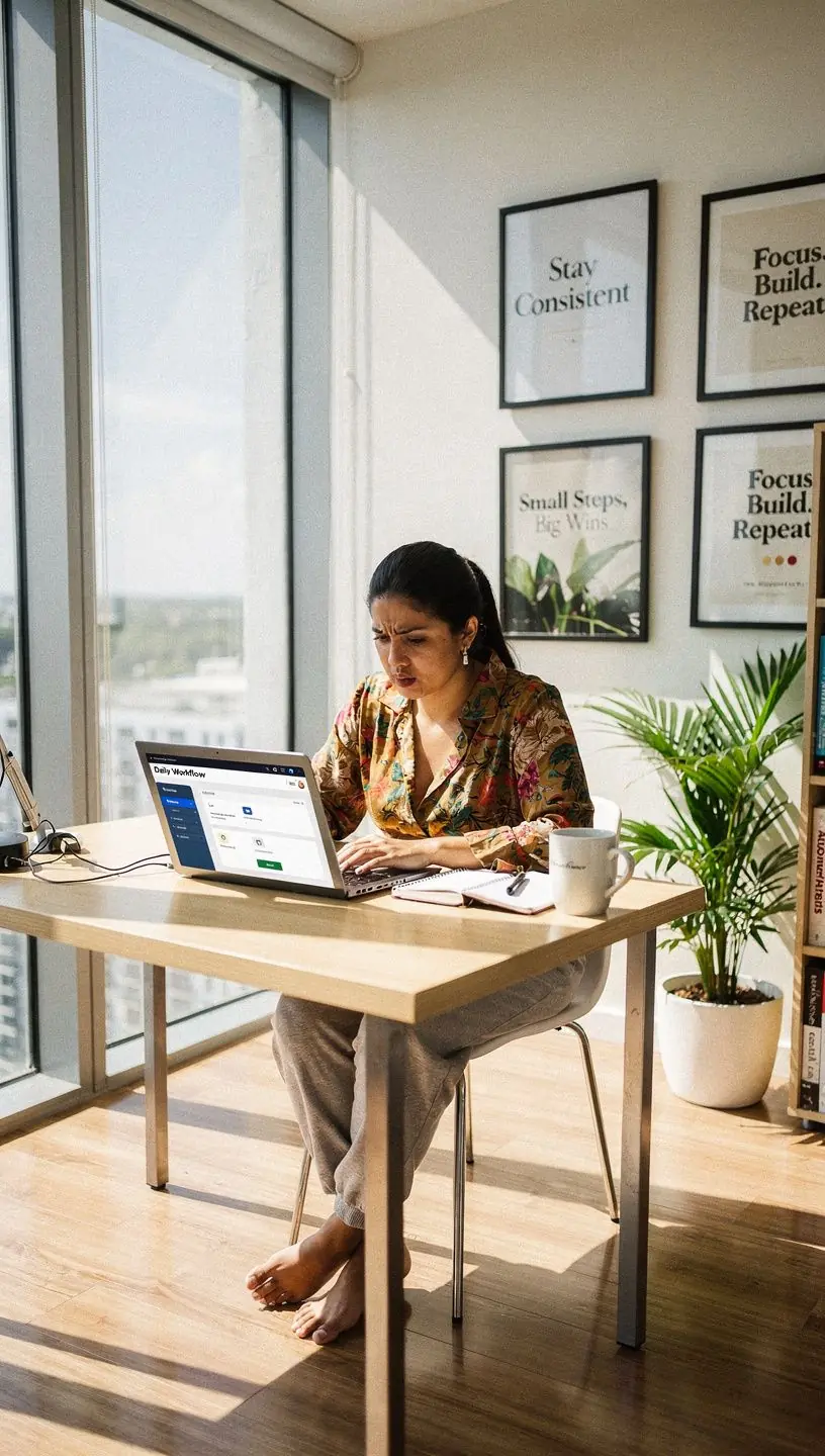 Illustration of lean work principles for efficient workflows.