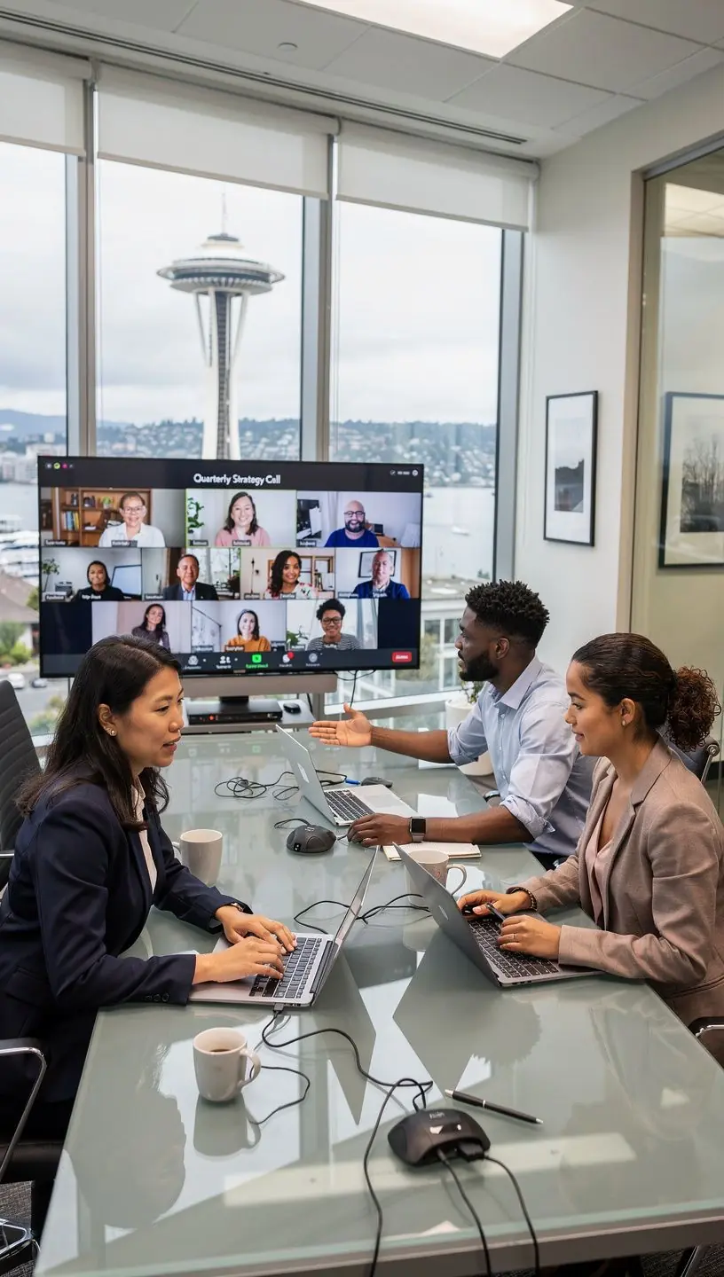 Professional business solutions illustration